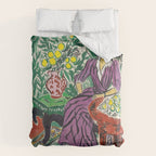 Purple Elegance in Garden Room Duvet Cover Gallery Image 6