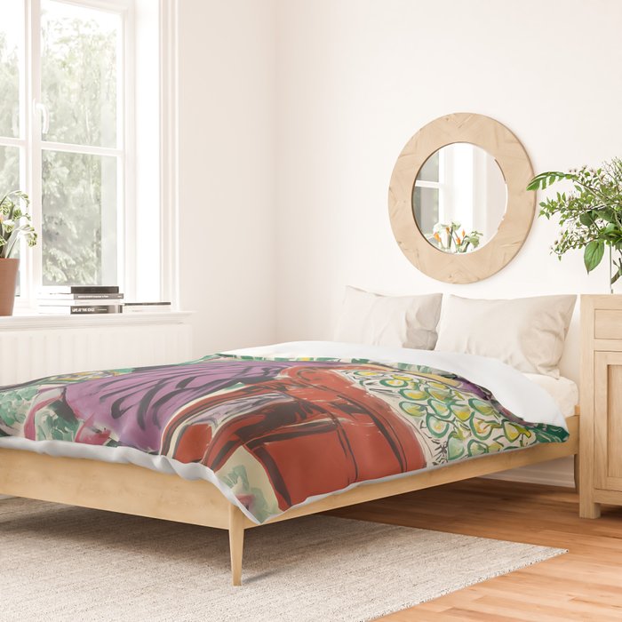 Purple Elegance in Garden Room Duvet Cover Gallery Image 2