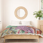 Purple Elegance in Garden Room Duvet Cover Gallery Image 3