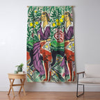Purple Elegance in Garden Room Window Curtain Gallery Image 5