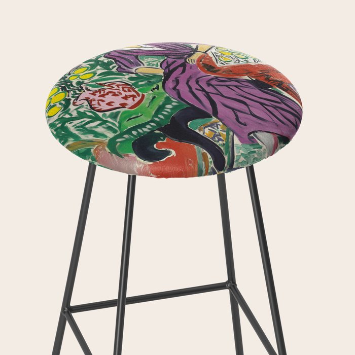 Purple Elegance in Garden Room Stool Gallery Image 2