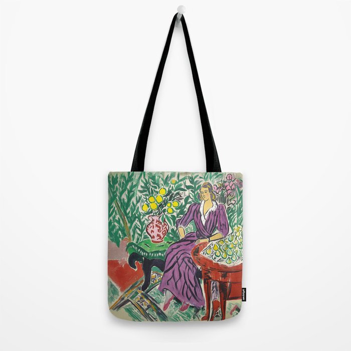 Purple Elegance in Garden Room Tote Bag Gallery Image 2