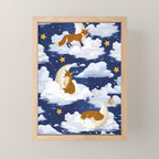 Enchanted Fox Moons Mini Art Print Gallery Image 1