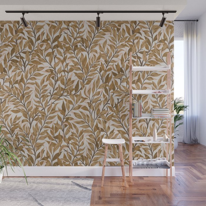  Autumn Botnica Foliage in Neutral Wall Mural Gallery Image 1