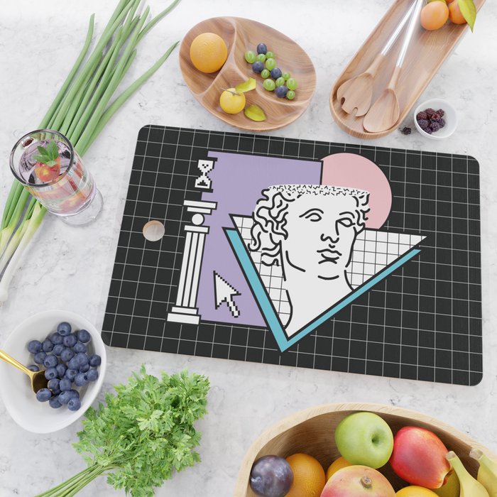 Apollo Vaporwave / greek god Cutting Board Gallery Image 2
