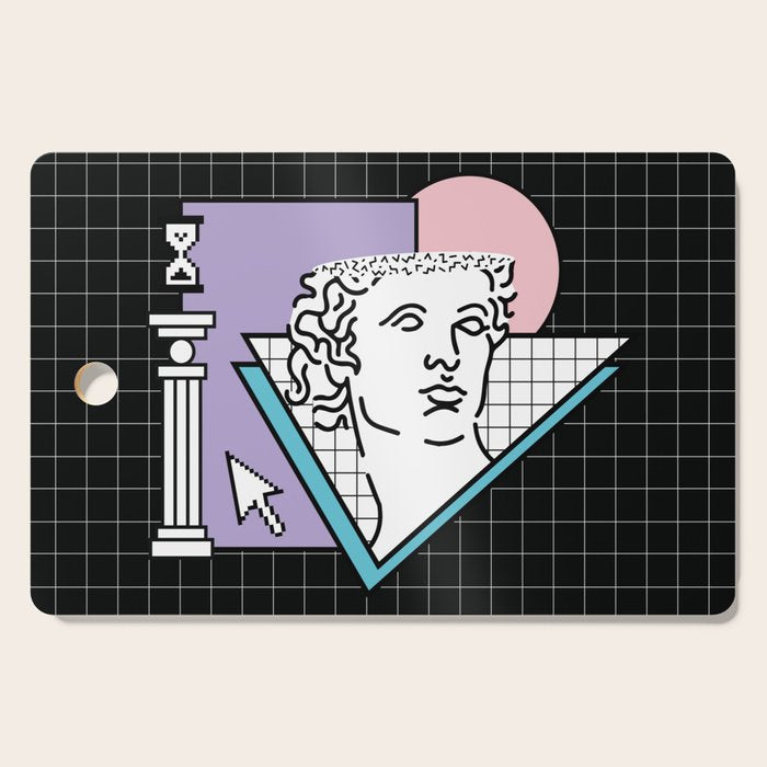 Apollo Vaporwave / greek god Cutting Board Gallery Image 1