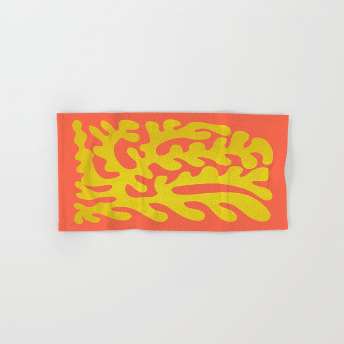 Sunflower & Tomato: Matisse Paper Cutouts 04 Bath Towel Gallery Image 1