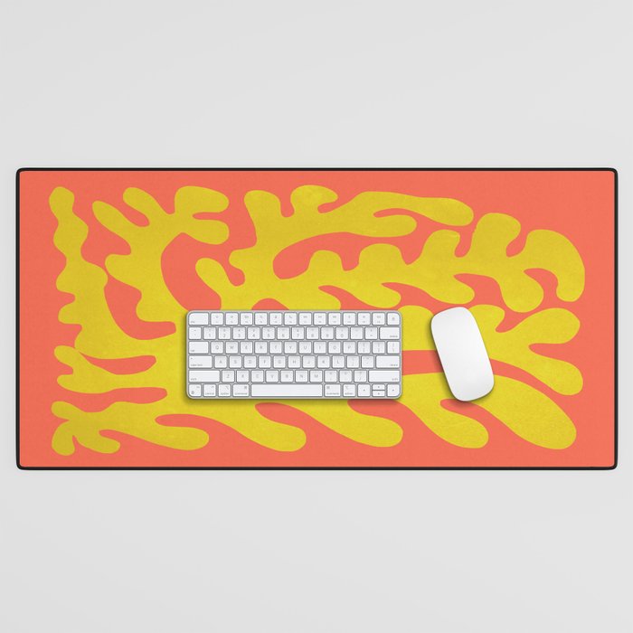 Sunflower & Tomato: Matisse Paper Cutouts 04 Desk Mat Gallery Image 1