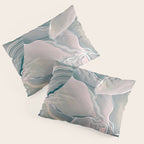 Agate Glow, Abstract Nature Rocks Photography, Texture Graphic Subdued, Grey Pink Geometric Pattern, Eclectic Contemporary Modern Boho Pillow Sham Gallery Image 3