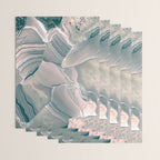 Agate Glow, Abstract Nature Rocks Photography, Texture Graphic Subdued, Grey Pink Geometric Pattern, Eclectic Contemporary Modern Boho Wrapping Paper Gallery Image 3