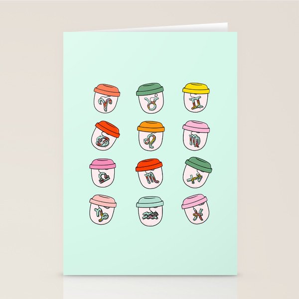Zodiac Keychains Stationery Card Gallery Image 2