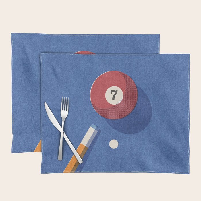 BALLS / Billiards - ball 7 I Placemat Gallery Image 1