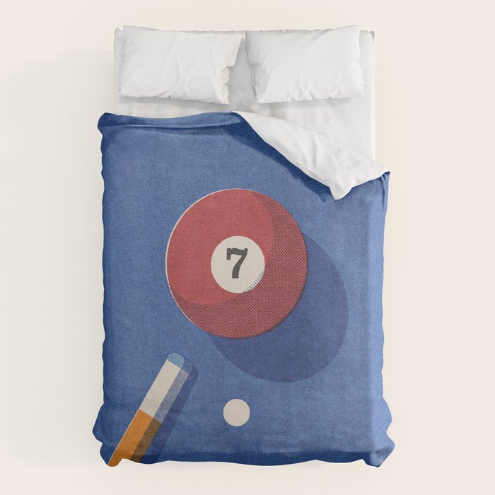 BALLS / Billiards - ball 7 I Duvet Cover Gallery Image 6