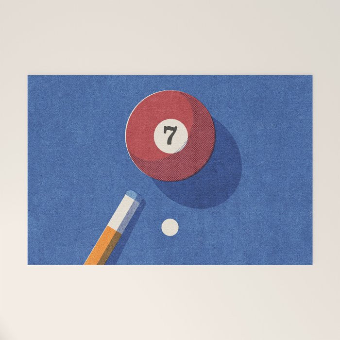 BALLS / Billiards - ball 7 I Welcome Mat Gallery Image 1