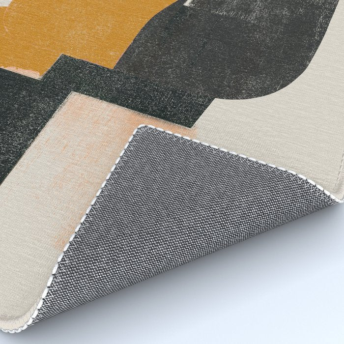  Mid Century Modern Organic Rug Gallery Image 4