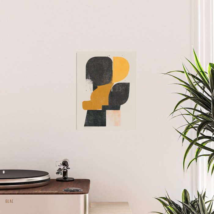  Mid Century Modern Organic Poster Gallery Image 2