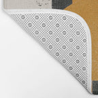 Mid Century Modern Organic Bath Mat Gallery Image 2