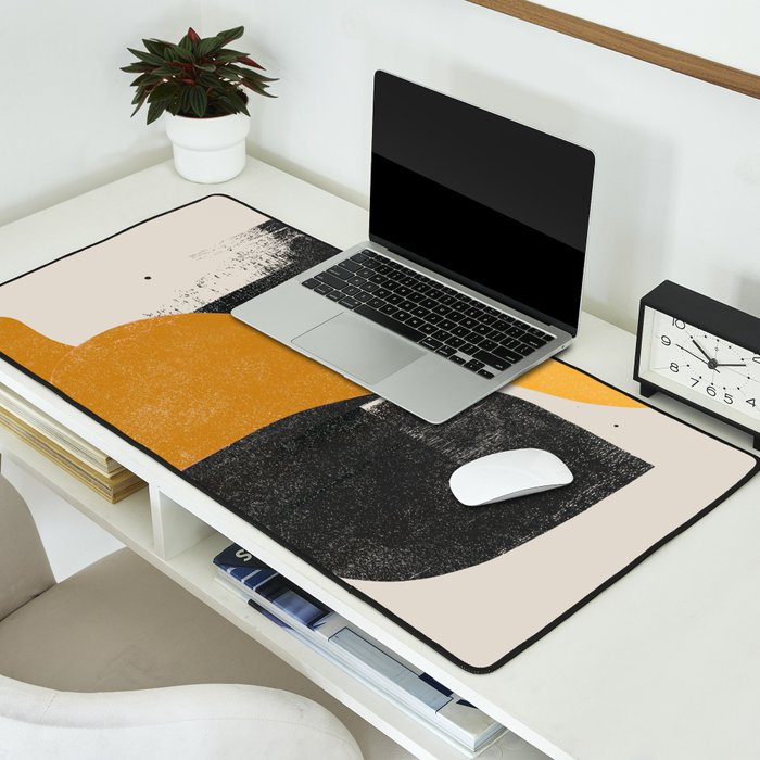  Mid Century Modern Organic Desk Mat Gallery Image 2