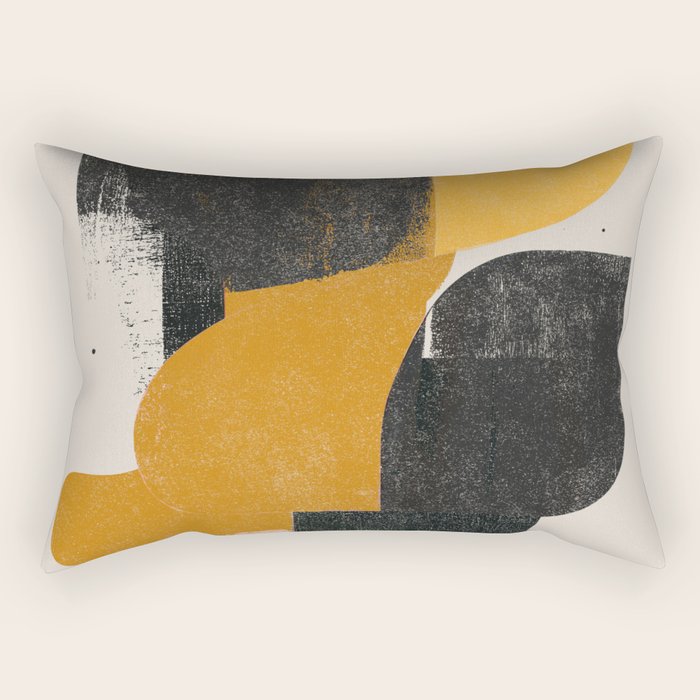  Mid Century Modern Organic Rectangular Pillow Gallery Image 2