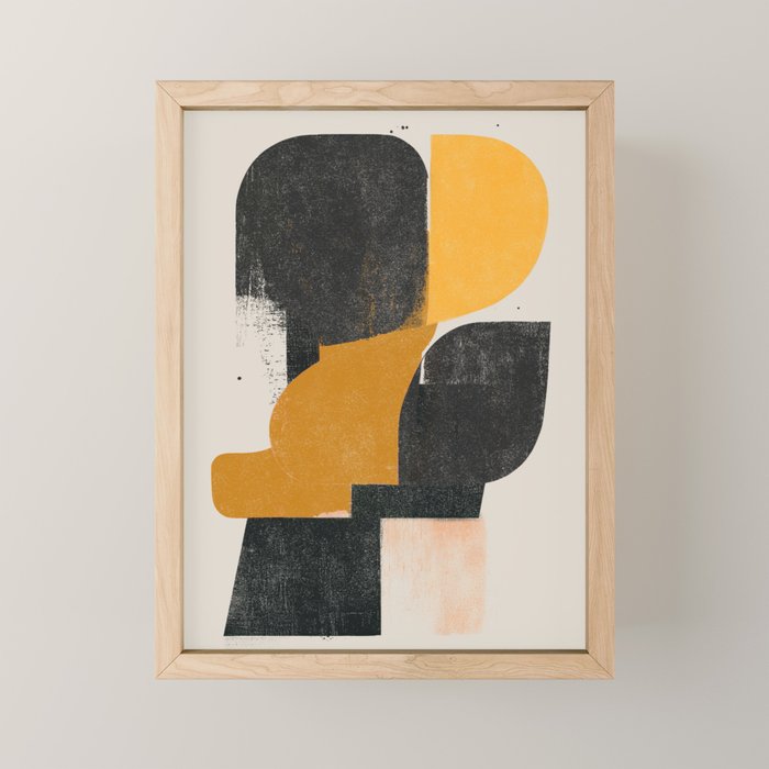  Mid Century Modern Organic Mini Art Print Gallery Image 1