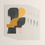  Mid Century Modern Organic Wrapping Paper Gallery Image 3
