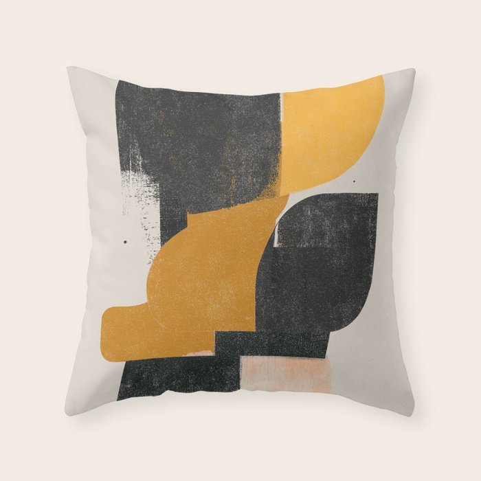  Mid Century Modern Organic Throw Pillow Gallery Image 1