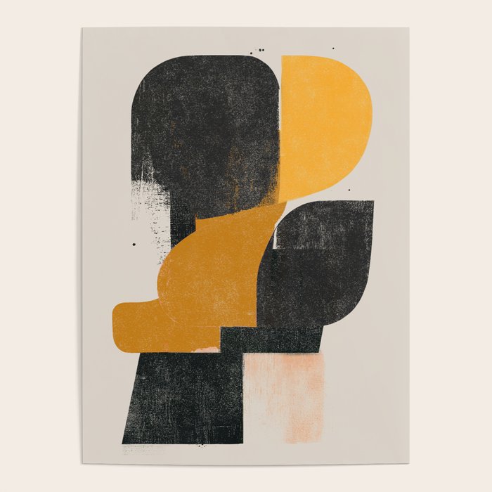  Mid Century Modern Organic Poster Gallery Image 1
