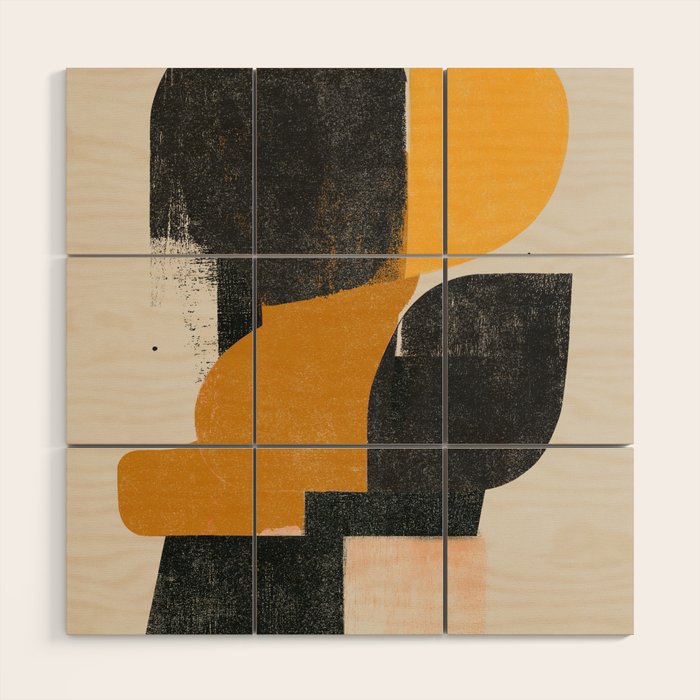  Mid Century Modern Organic Wood Wall Art Gallery Image 1