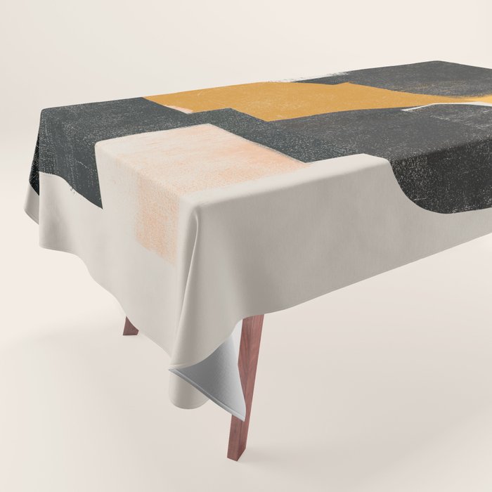  Mid Century Modern Organic Tablecloth Gallery Image 1