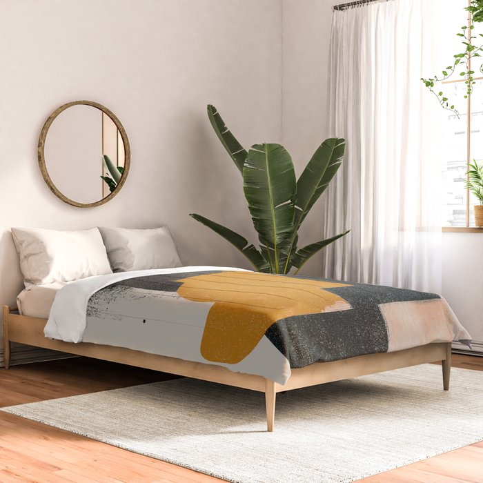  Mid Century Modern Organic Comforter Gallery Image 2