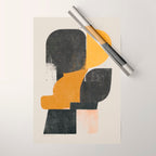  Mid Century Modern Organic Wrapping Paper Gallery Image 1