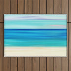 Abstract Seascape 11 Outdoor Rug Gallery Image 1