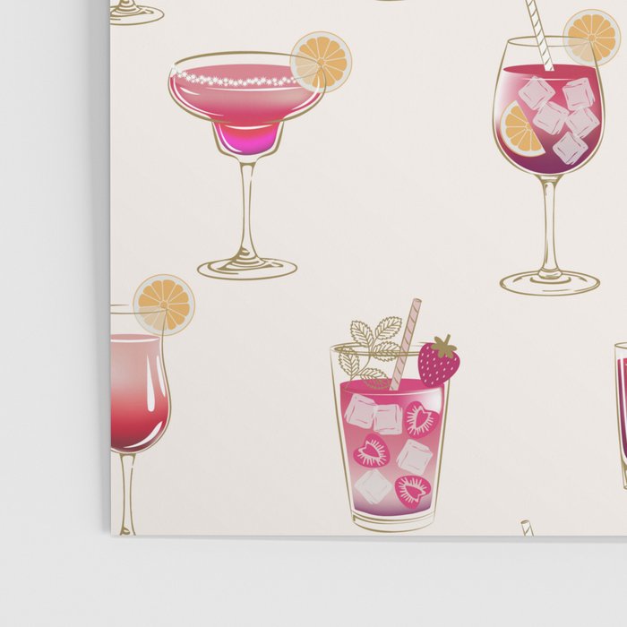  Light Glam Cocktails Theme Poster Gallery Image 3