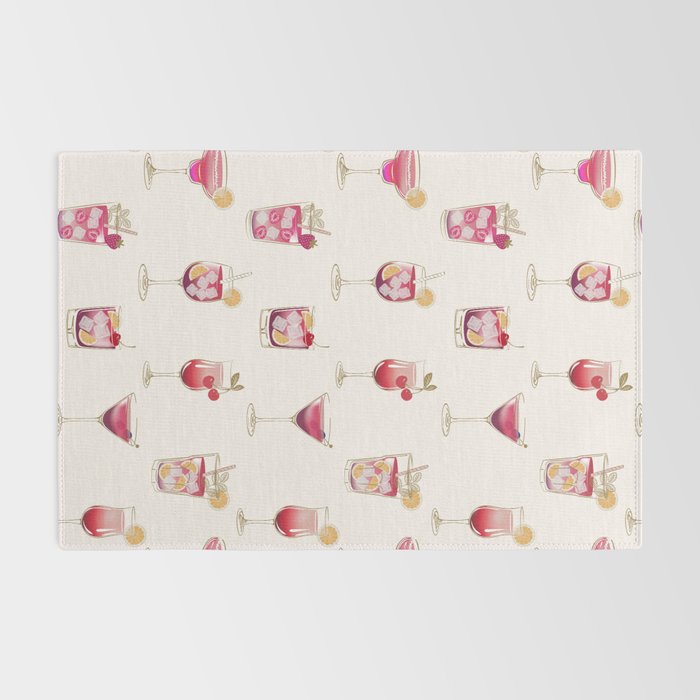  Light Glam Cocktails Theme Rug Gallery Image 2