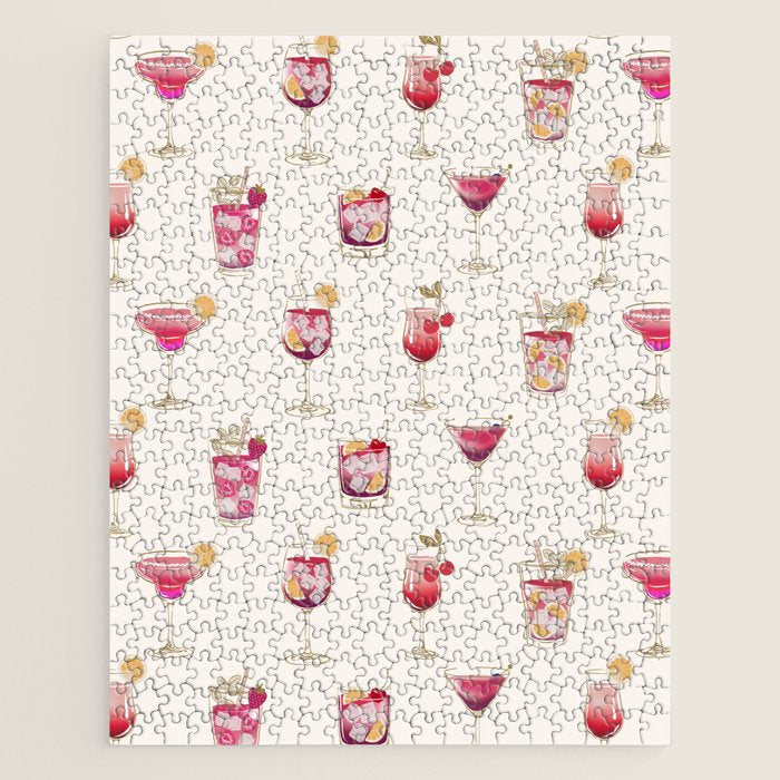  Light Glam Cocktails Theme Jigsaw Puzzle Gallery Image 1
