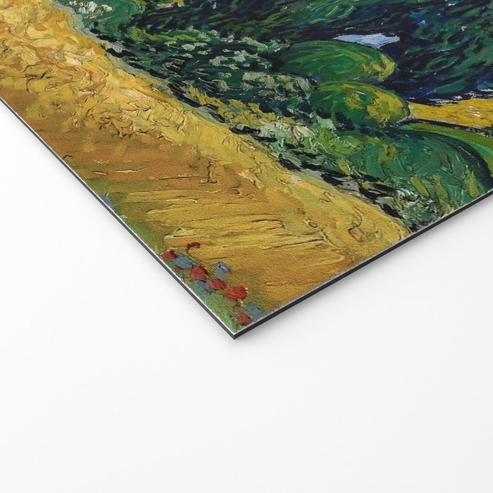 Wheat Field with Cypresses by Vincent van Gogh Welcome Mat Gallery Image 2