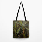  Tropical Vintage Jungle Botanicals in Earthy Greens and Lush Forest Tones Tote Bag Gallery Image 2