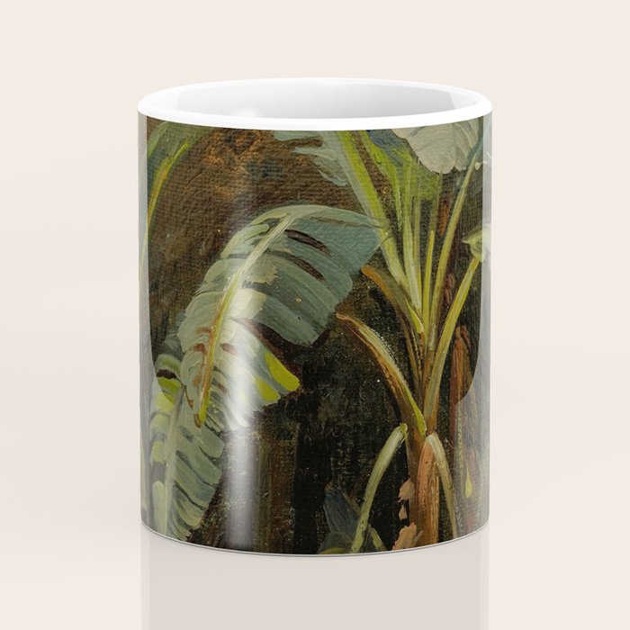 Tropical Vintage Jungle Botanicals in Earthy Greens and Lush Forest Tones Coffee Mug Gallery Image 4