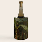  Tropical Vintage Jungle Botanicals in Earthy Greens and Lush Forest Tones Wine Chiller Gallery Image 3