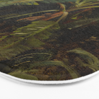  Tropical Vintage Jungle Botanicals in Earthy Greens and Lush Forest Tones Bath Mat Gallery Image 3