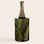  Tropical Vintage Jungle Botanicals in Earthy Greens and Lush Forest Tones Wine Chiller Gallery Image 2