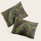  Tropical Vintage Jungle Botanicals in Earthy Greens and Lush Forest Tones Pillow Sham Gallery Image 3