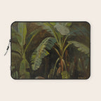  Tropical Vintage Jungle Botanicals in Earthy Greens and Lush Forest Tones Laptop Sleeve Gallery Image 1