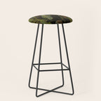  Tropical Vintage Jungle Botanicals in Earthy Greens and Lush Forest Tones Stool Gallery Image 1