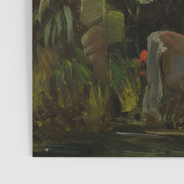  Tropical Vintage Jungle Botanicals in Earthy Greens and Lush Forest Tones Poster Gallery Image 3