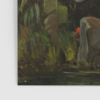  Tropical Vintage Jungle Botanicals in Earthy Greens and Lush Forest Tones Poster Gallery Image 3
