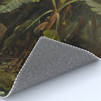  Tropical Vintage Jungle Botanicals in Earthy Greens and Lush Forest Tones Rug Gallery Image 4