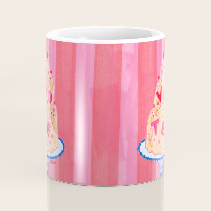 Mold the Future & Vote in Cherry Red Coffee Mug Gallery Image 4