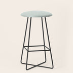 William Morris Mallow Chalk Duck Egg Blue Stool Gallery Image 1