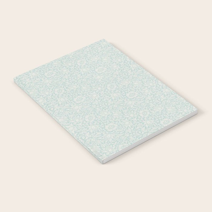 William Morris Mallow Chalk Duck Egg Blue Notebook Gallery Image 1